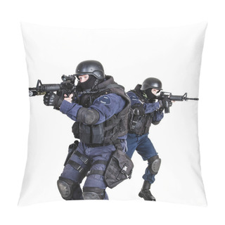 Personality  SWAT Team In Action Pillow Covers