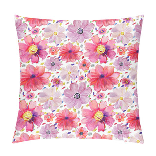 Personality  Blooming Pink Flowers Pillow Covers