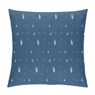 Personality  Colored Background With Different Accessories Pillow Covers