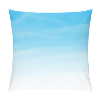 Personality  Background Of Blue Sky With Space For Text Pillow Covers