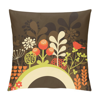 Personality  Half Round Banner With Spring Nature. Pillow Covers