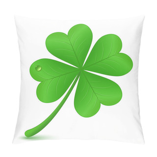 Personality  Four Leaf Clover. St. Patrick's Day Symbol Pillow Covers