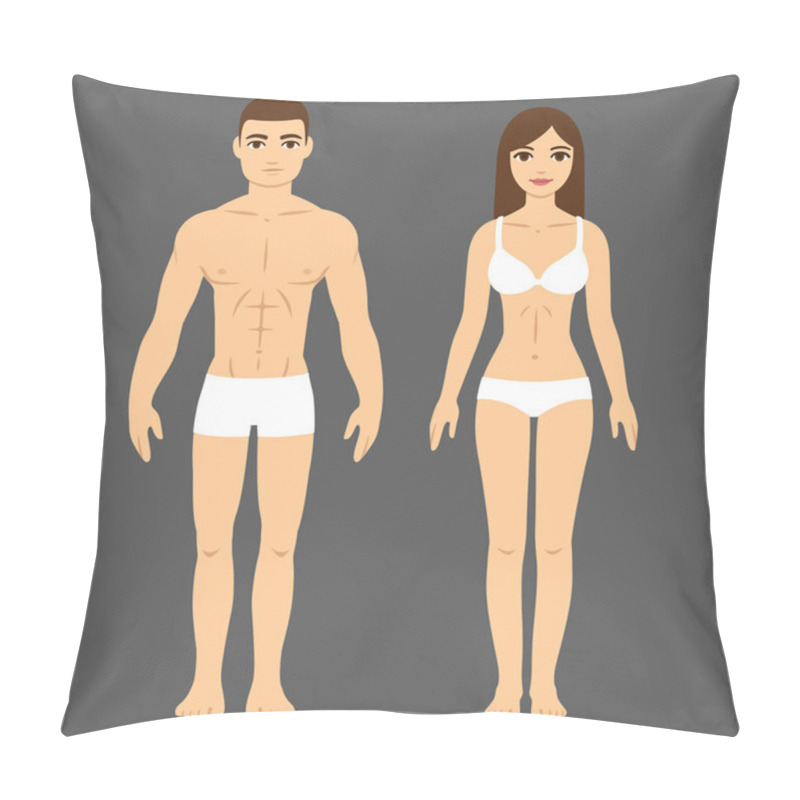 Personality  Male and female body pillow covers