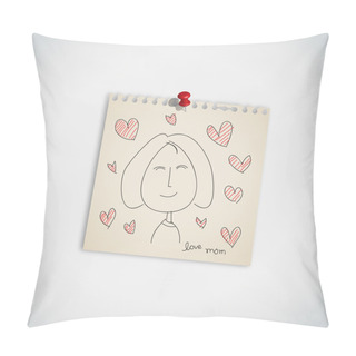 Personality  Card For Mother's Day Pillow Covers