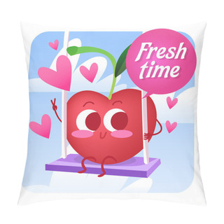 Personality  Illustration With Funny Character Pillow Covers
