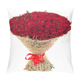 Personality  Big Bouquet Of Red Roses Pillow Covers