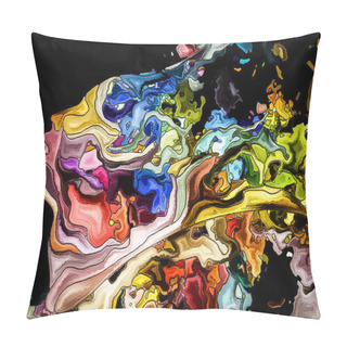 Personality  Unfolding Of Self Fragmentation Pillow Covers