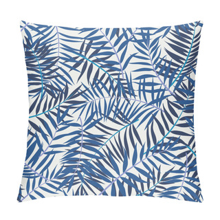 Personality  Vector Seamless Tropical Foliage Pattern Pillow Covers