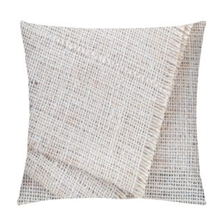 Personality  Burlap Texture And  Background Pillow Covers