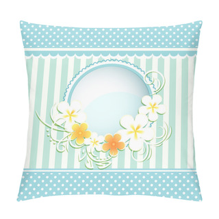 Personality  Bubble With Paper Flowers Pillow Covers