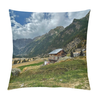 Personality  Alpine Escape: Trail And Refuge Beauty In Piemonte, Pellice Valley Pillow Covers