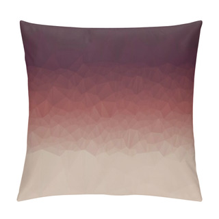 Personality  Minimal Dark Purple Polygonal Background Pillow Covers