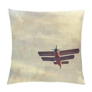 Personality  Biplane Pillow Covers