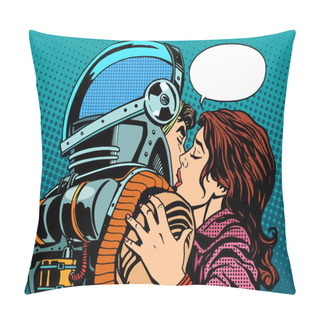 Personality  Star Kiss The Wife Of An Astronaut Pillow Covers