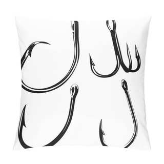 Personality  Fish Hooks Pillow Covers