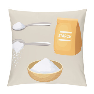 Personality  Set Of Starch Pillow Covers