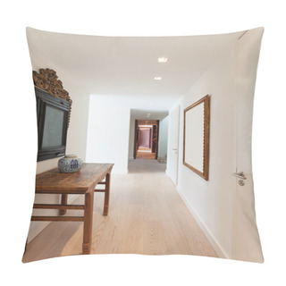 Personality  Corridor Of A Modern Apartment Pillow Covers