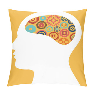 Personality  Gears Design Pillow Covers