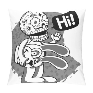 Personality  Skeletons Hi Pillow Covers