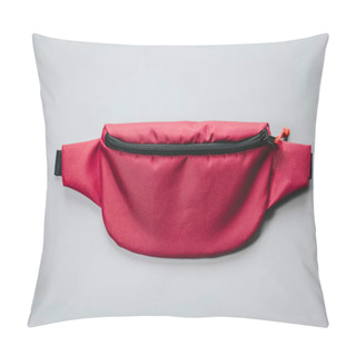 Personality  Waist Bag Of Banana Of Red Colour On A White Background Isolation Pillow Covers