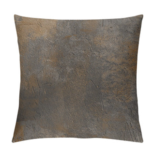 Personality  Full Frame View Of Grey Cracked Wall Textured Background      Pillow Covers