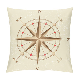 Personality  Vintage Compass Pillow Covers