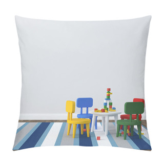 Personality  Interior Of Playroom Kidsroom Pillow Covers