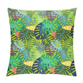 Personality  Tropical Leaf Vector Seamless Pattern Or Background Pillow Covers