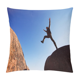 Personality  Man Jumping Pillow Covers