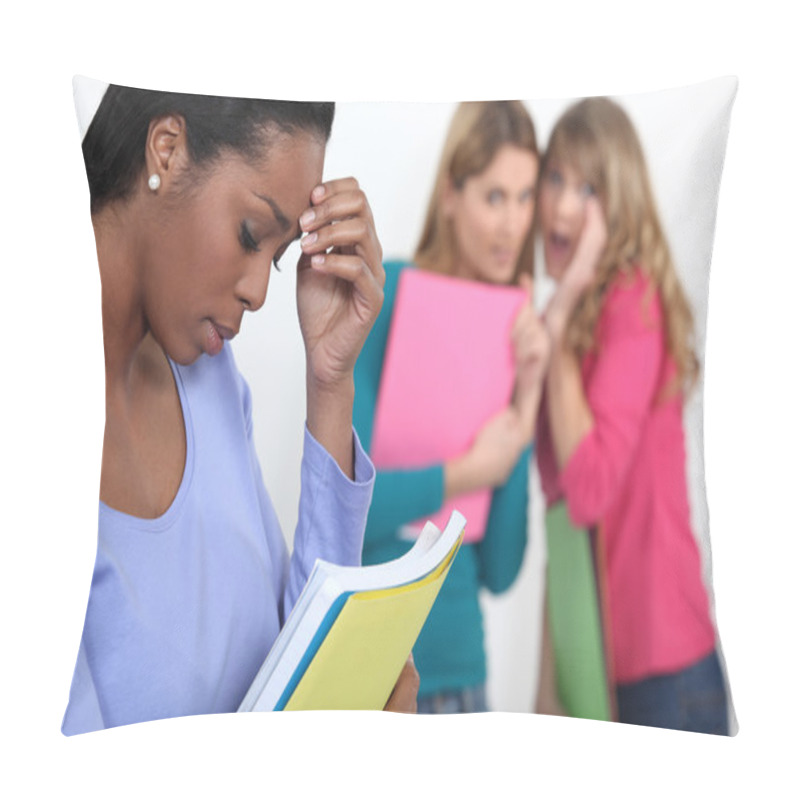 Personality  Sad Student Excluded By Friends Pillow Covers