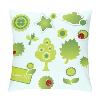 Personality  Eco Collection. Vector Illustration. Pillow Covers