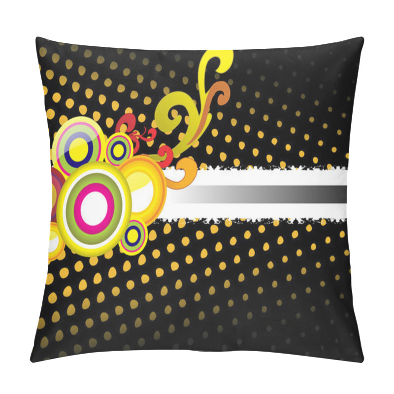 Personality  Colorful funky pattern background pillow covers