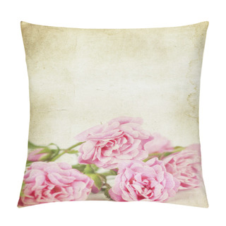 Personality  Close Up On A Bunch Of Pink Roses Pillow Covers