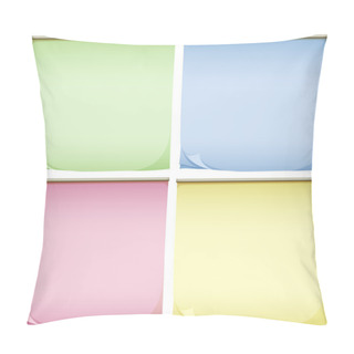 Personality  Four Pads Of Colourful Papers Pillow Covers