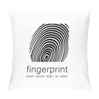 Personality  Fingerprint Logo Pillow Covers