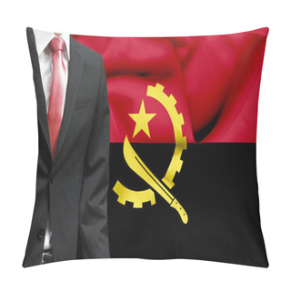 Personality  Businessman From Angola Conceptual Image Pillow Covers