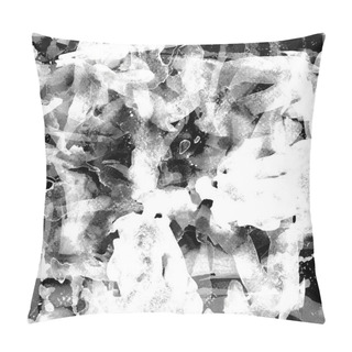 Personality  Watercolor Seamless Pattern With Abstract Stripes, Dots And Brushstrokes. Pillow Covers
