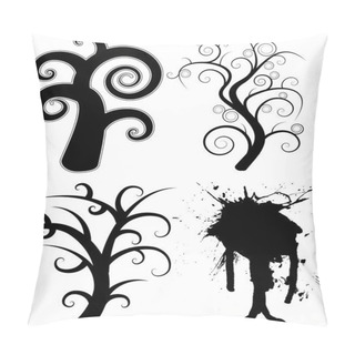 Personality  Abstract Trees Pillow Covers