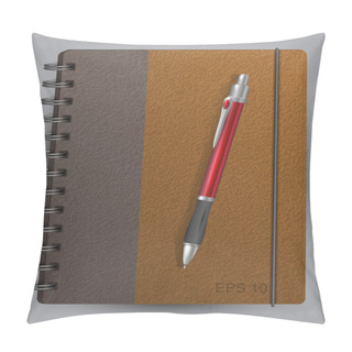 Personality  Vector Diary With Classic Pen Pillow Covers