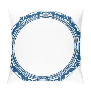 Personality  Vintage Round Frame Pillow Covers