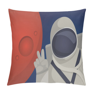 Personality  Colonization Of Planet Mars Mission Pillow Covers