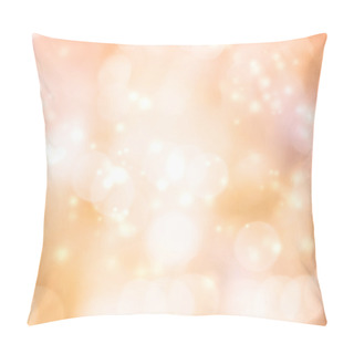 Personality  Abtract Ligths Background (Glowing Pale Orange) Pillow Covers