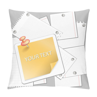 Personality  Collectionn Of Paper Stickers Pillow Covers