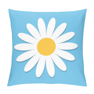 Personality  White Daisy Chamomile.  Pillow Covers