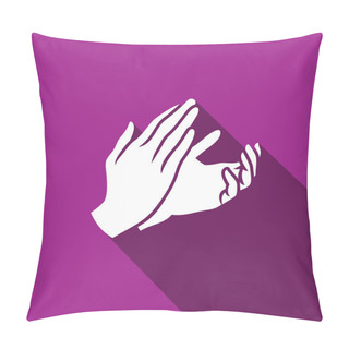 Personality  Applause, Clapping Icon. Pillow Covers