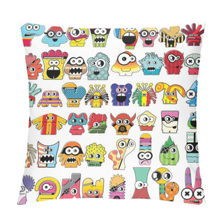Personality  Monsters Pillow Covers