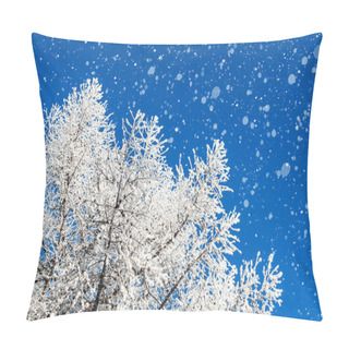Personality  Winter Forest With Snow-covered Trees. Pillow Covers