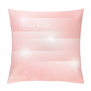 Personality  Abstract Pastel Floral Background. Vector Illustration Pillow Covers