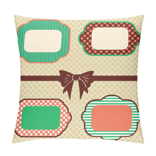 Personality  Vintage Frame Vector Illustration Pillow Covers