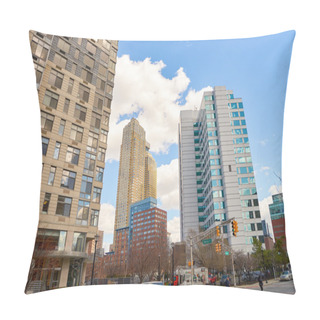 Personality  Jersey City At Daytime Pillow Covers
